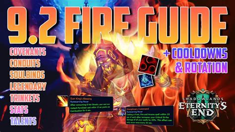 Fire mage legendaries  Instead of him being unable to use fire for the full 8 seconds he will have full access to all his spells after only 4